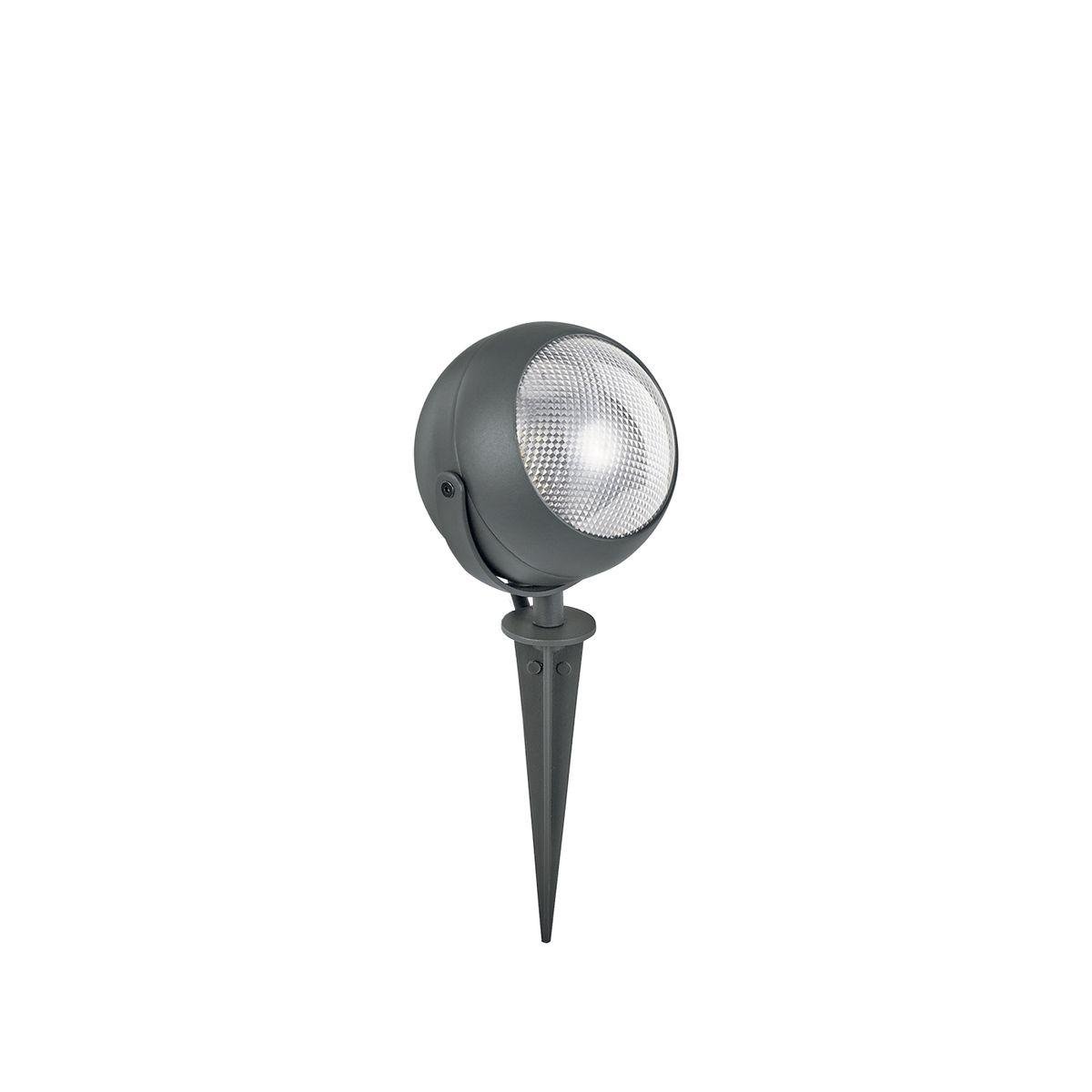 Світильник на ніжці Zenith PT1 Small Antracite Ideal Lux 108407, Прозорий, Сірий